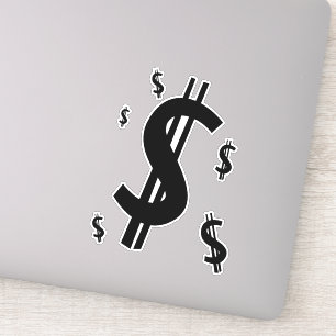 Dollar Symbol Sticker