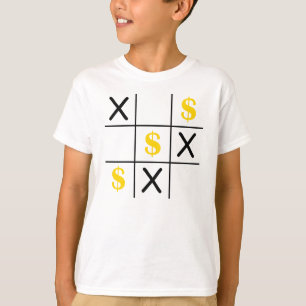 Dollar Tic Tac Toe T-Shirt