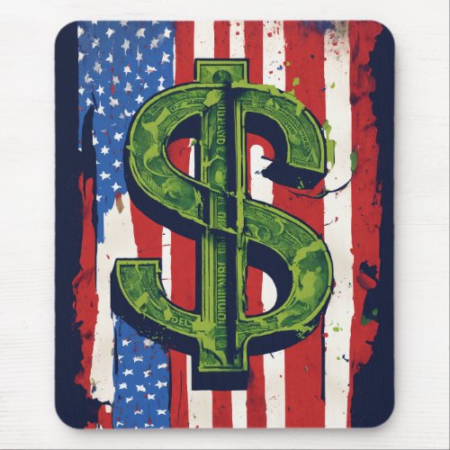 Dollar with a Bite Mousepad