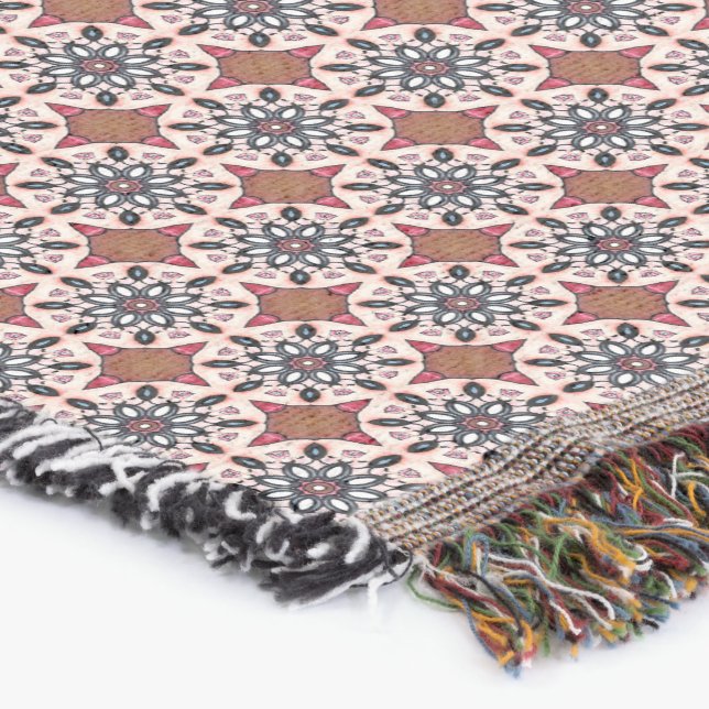 Dollars and Diamonds Throw Blanket (Corner)