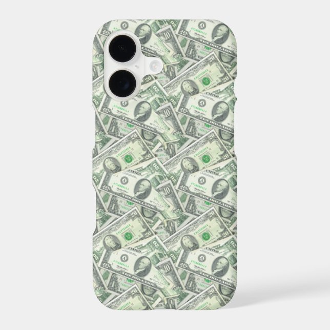 Dollars Bills Currency  iPhone Case (Back)