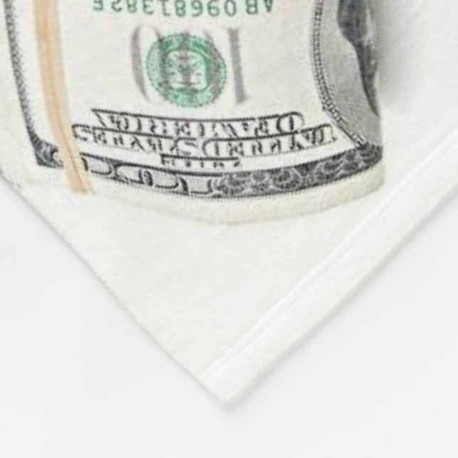 Dollars Fleece Blanket (Corner)