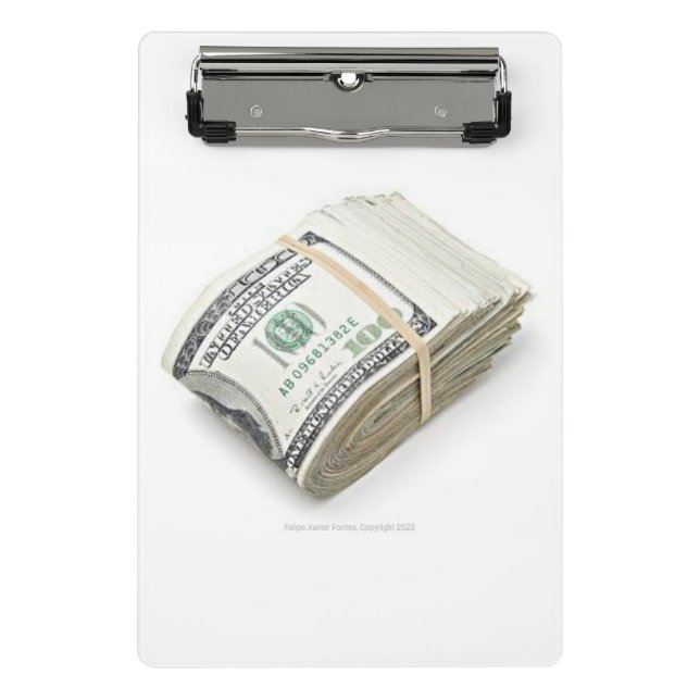 Dollars Mini Clipboard (Front)