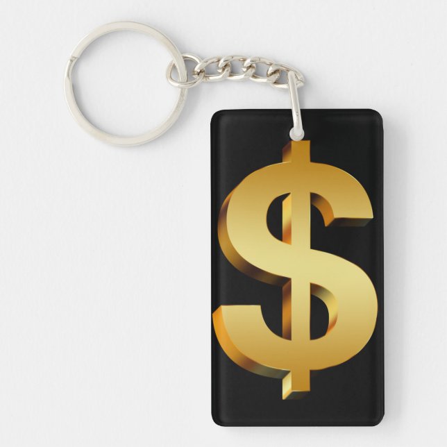 Dollars symbol keychain (Front)