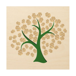 Dollars tree wood wall art
