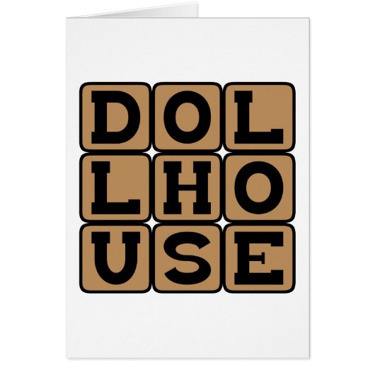 Dollhouse, Home for Dolls Cards (Front)