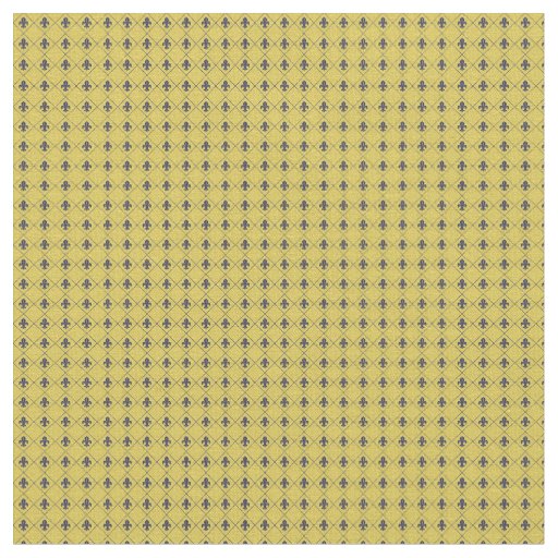 Dollhouse mini french lily fleur de lys fabric