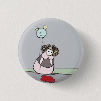 dolls come to life: mystery puddle pinback button