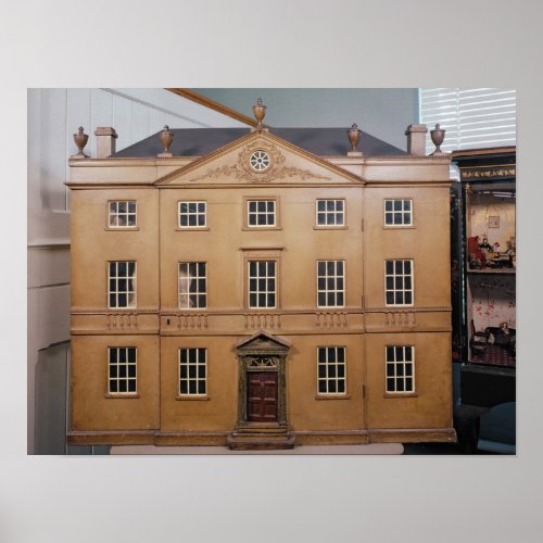 Dolls house Neo_Classical Adam Style c1810 Poster