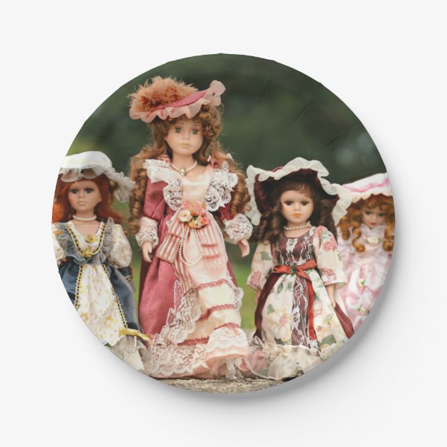 Dolls Paper Plates (Front)