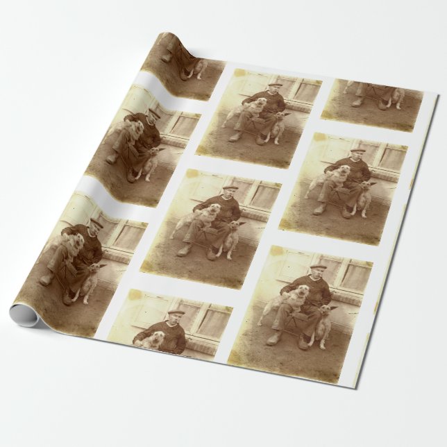 Dolly and Pirane Wrapping Paper (Unrolled)
