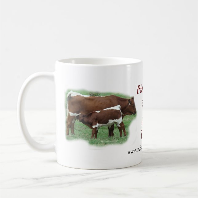 Dolly & Calf Mug-customize Coffee Mug (Left)
