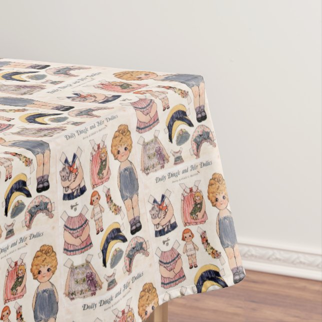 Dolly Dingle and Her Dolls Tablecloth (In Situ)