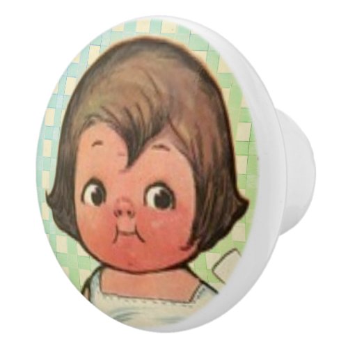 Dolly Dingles Sammy  Ceramic Knob