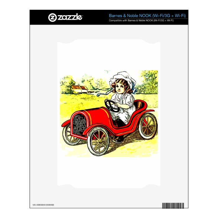 Dolly Drive Skins For The NOOK