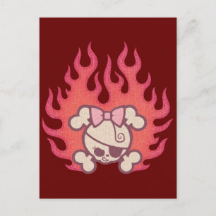 Dolly Flames Postcard
