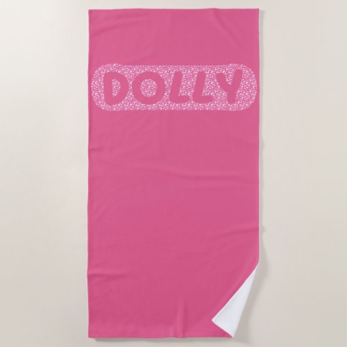 Dolly hearts costume name By CallisC Beach Towel