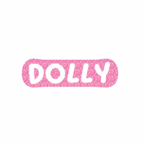 Dolly hearts costume name By CallisC Car Magnet Cutout