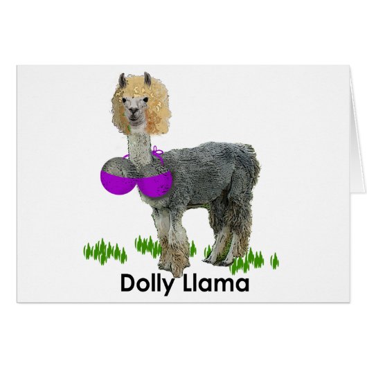 Dolly Llama Cards (Front Horizontal)