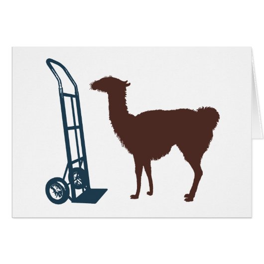 Dolly llama cards (Front Horizontal)