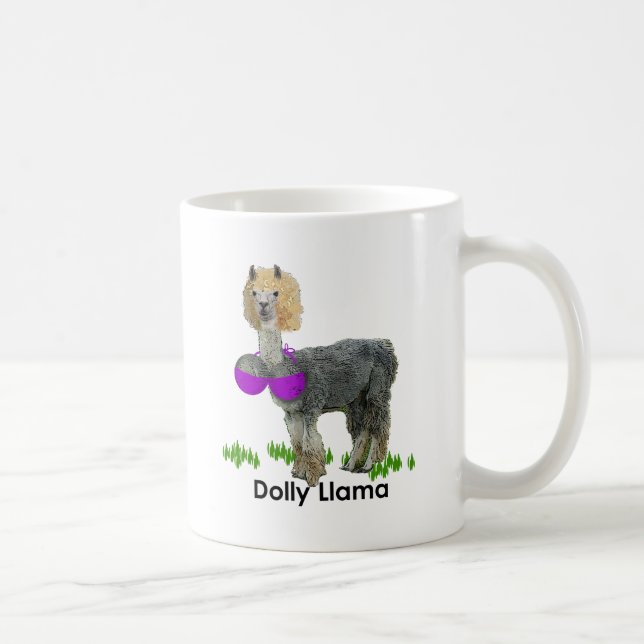 Dolly Llama Coffee Mug (Right)