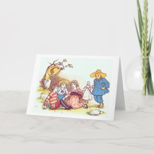 Dolly Lost Her Hair Greeting Card