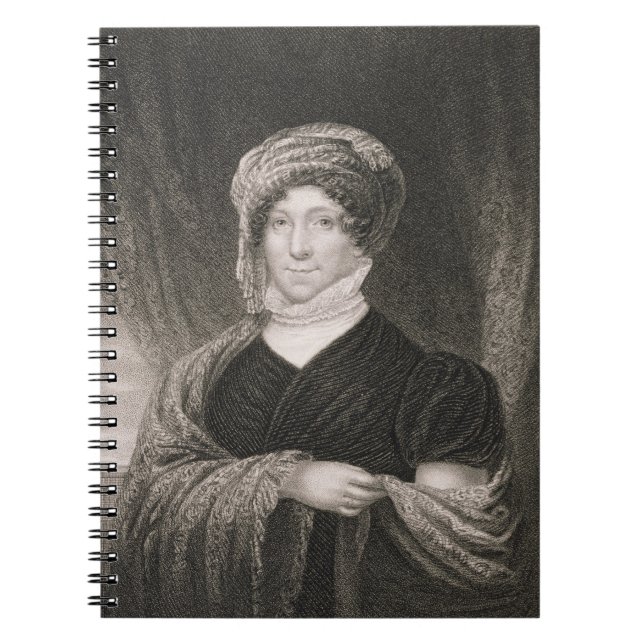 Dolly Madison, engraved by John Francis Eugene Pru Notebook (Front)