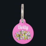 Dolly Mixture UK British Fondant Confection Candy Pet ID Tag<br><div class="desc">Design features an original marker illustration of a traditional dolly mixture, a British sweet mix consisting of pastel-colored fondant candies. This design is also available on other products. Lots of additional candy and British food-themed designs are also available from this shop. Don't see what you're looking for? Contact Rebecca to...</div>