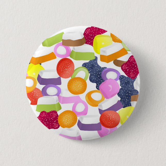 Dolly Mixtures Button (Front)