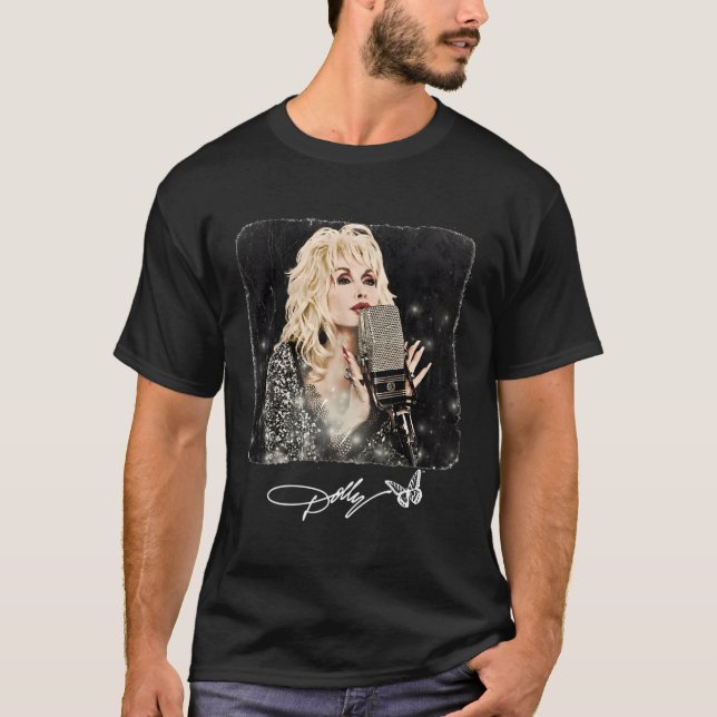 Dolly Pon On The Mic T-Shirt (Front)