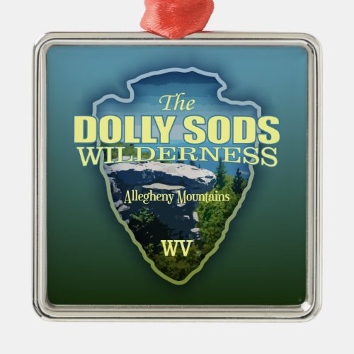 Dolly Sods WA arrowhead Metal Ornament