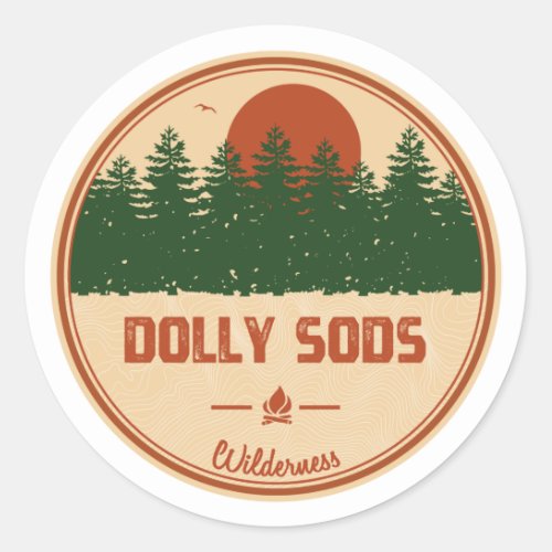 Dolly Sods Wilderness Classic Round Sticker