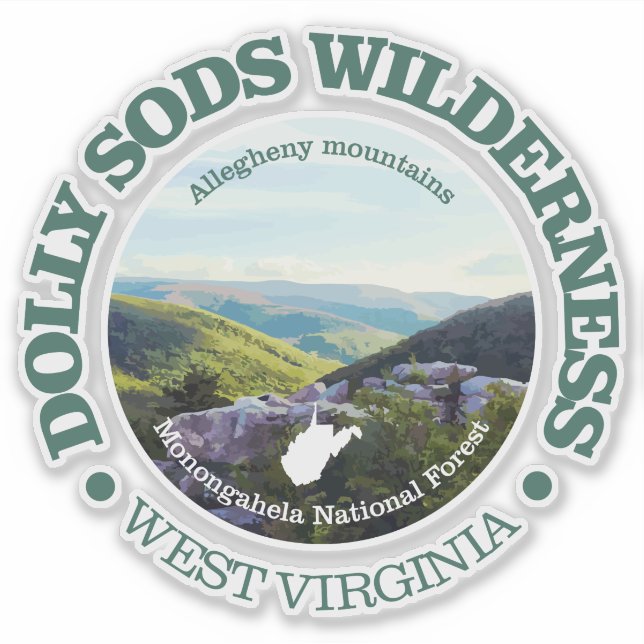 Dolly Sods Wilderness Sticker (Front)