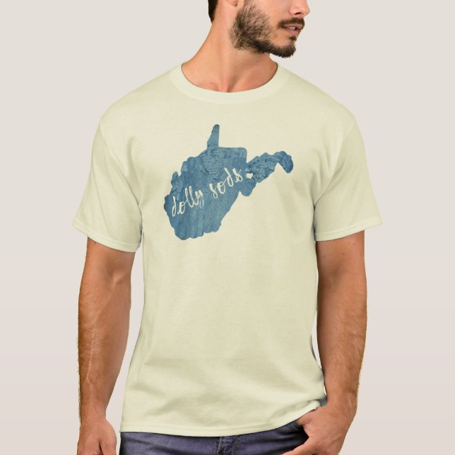Dolly Sods Wilderness West Virginia Wood Grain T-Shirt (Front)