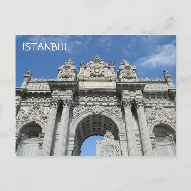Dolmabahçe Palace, Istanbul Postcard (Front)