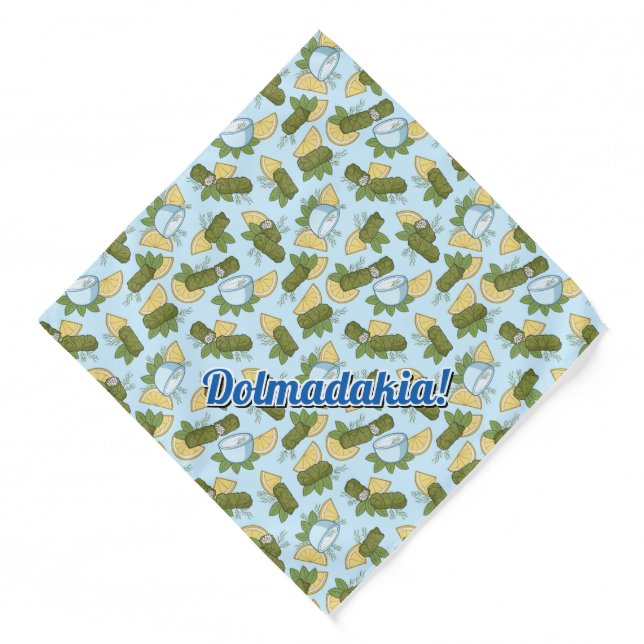 Dolmadakia Pattern Bandana (Front)