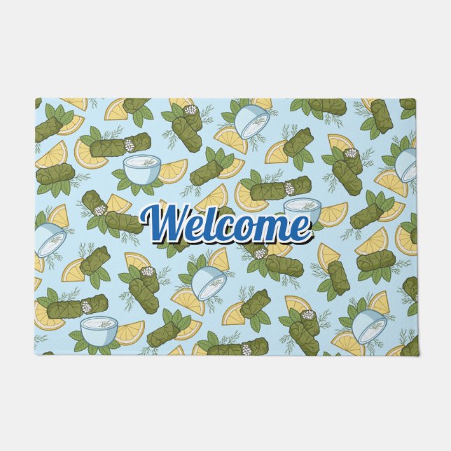 Dolmadakia Pattern Doormat (Front)