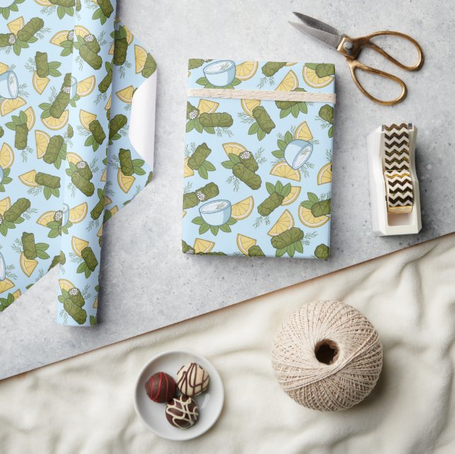 Dolmadakia Pattern Wrapping Paper (Crafts)