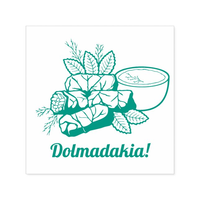 Dolmadakia Self-inking Stamp (Design)