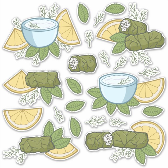 Dolmadakia Sticker Set (Front)