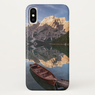 Dolomite Alps Pragser Wildsee Tyrol, Italy iPhone X Case