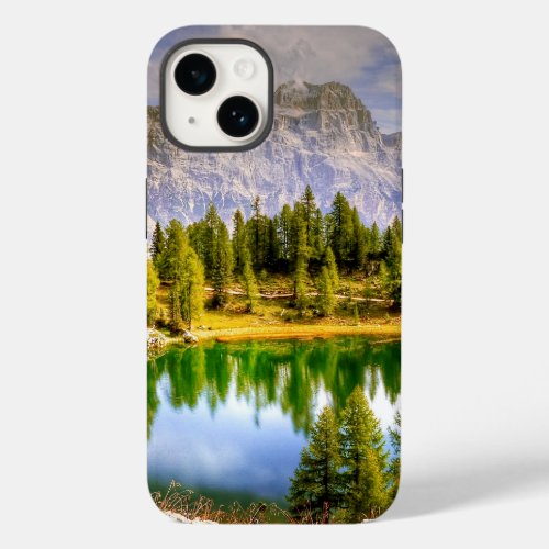 Dolomite Mountains and Lake Stunning Landscape Case_Mate iPhone 14 Case