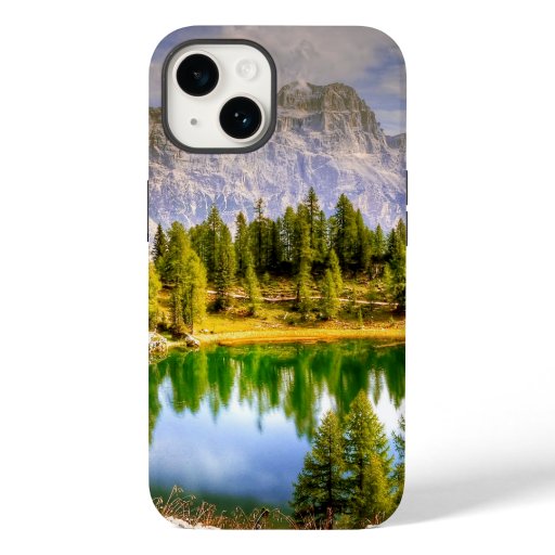 Dolomite Mountains and Lake Stunning Landscape Case-Mate iPhone 14 Case