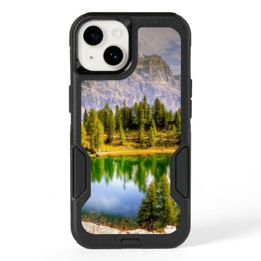 Dolomite Mountains and Lake Stunning Landscape OtterBox iPhone 14 Case