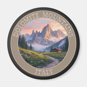 Dolomite Mountains Italy Magnet