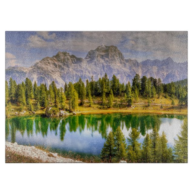 Dolomite Mountains Italy Stunning Scenery Cutting Board (Front)