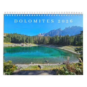 Dolomites 2026 calendar