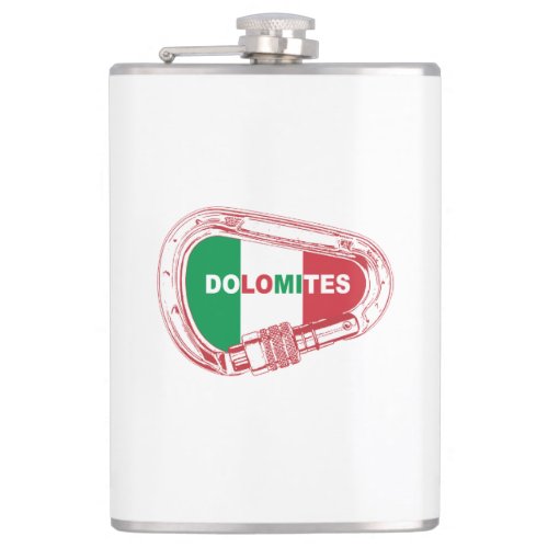 Dolomites Climbing Carabiner Flask