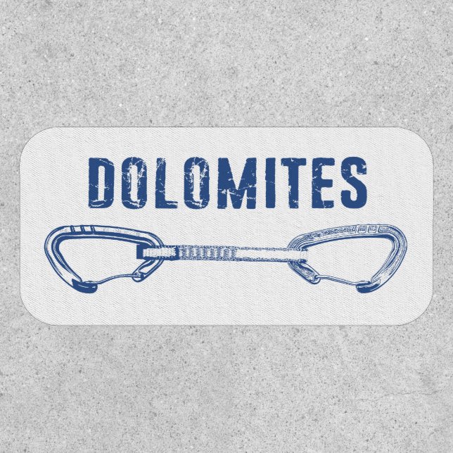 Dolomites Climbing Quickdraw Patch (Front)