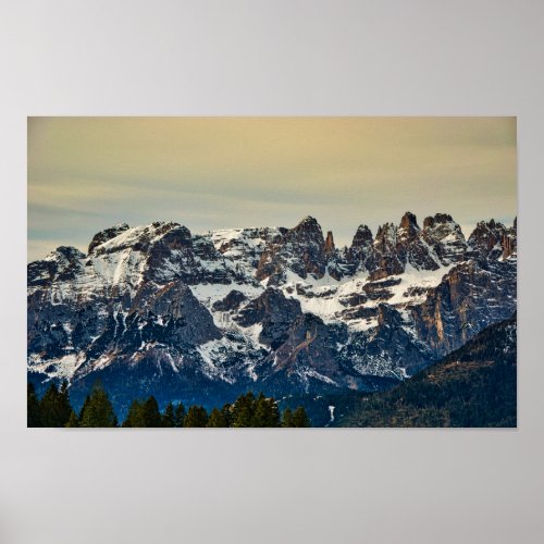 Dolomites italian Alps Poster